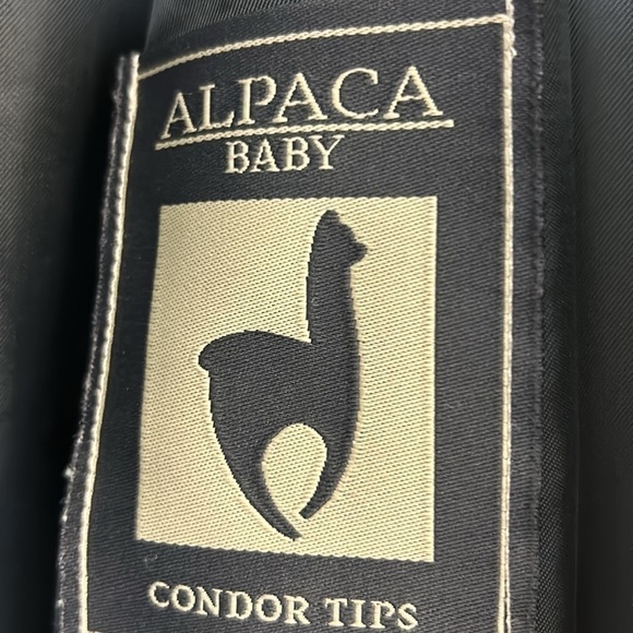 Cinzia Rocca Italian Baby Alpaca Black Winter Coat with Luxurious Fur Co… - Picture 3 of 13